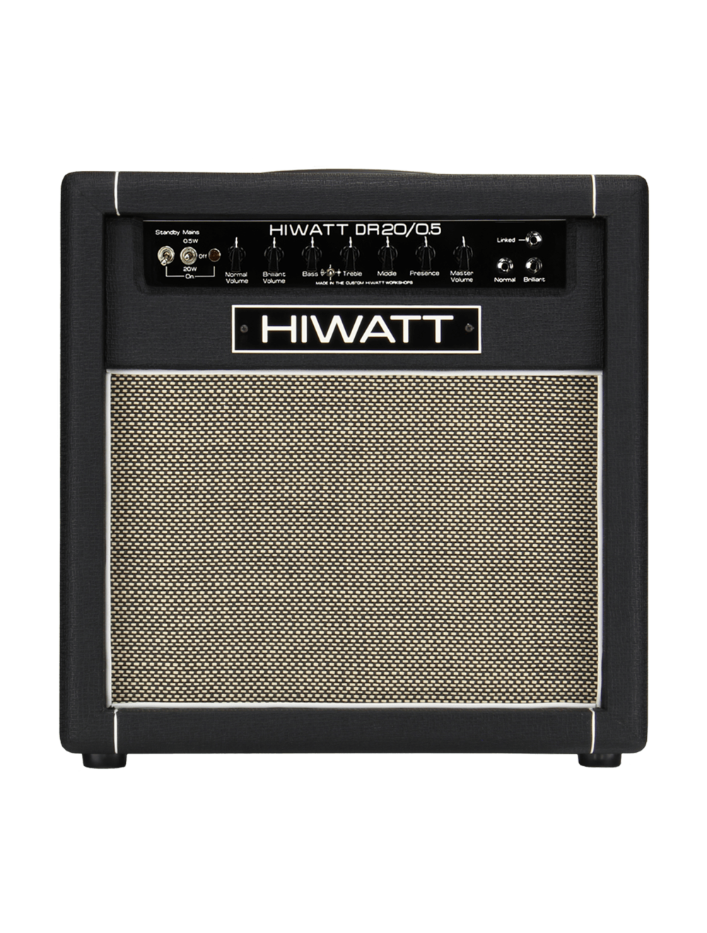 Hiwatt Custom Shop DR20/0.5 "Little Rig" Handwired 1x12 Combo Amplifier - Black
