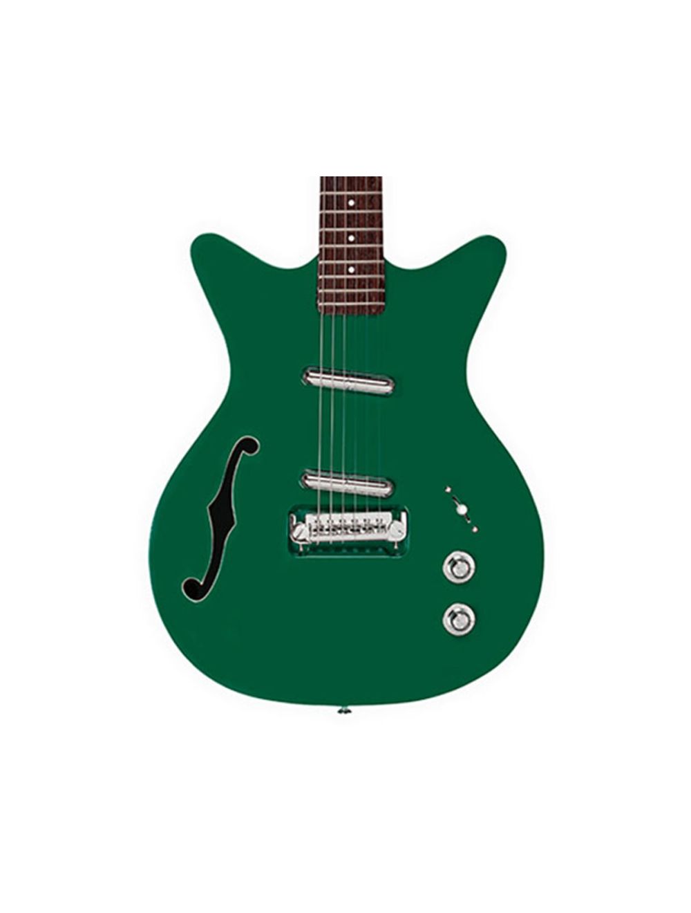 Danelectro Fifty Niner Semi Hollow Guitar Jade Top