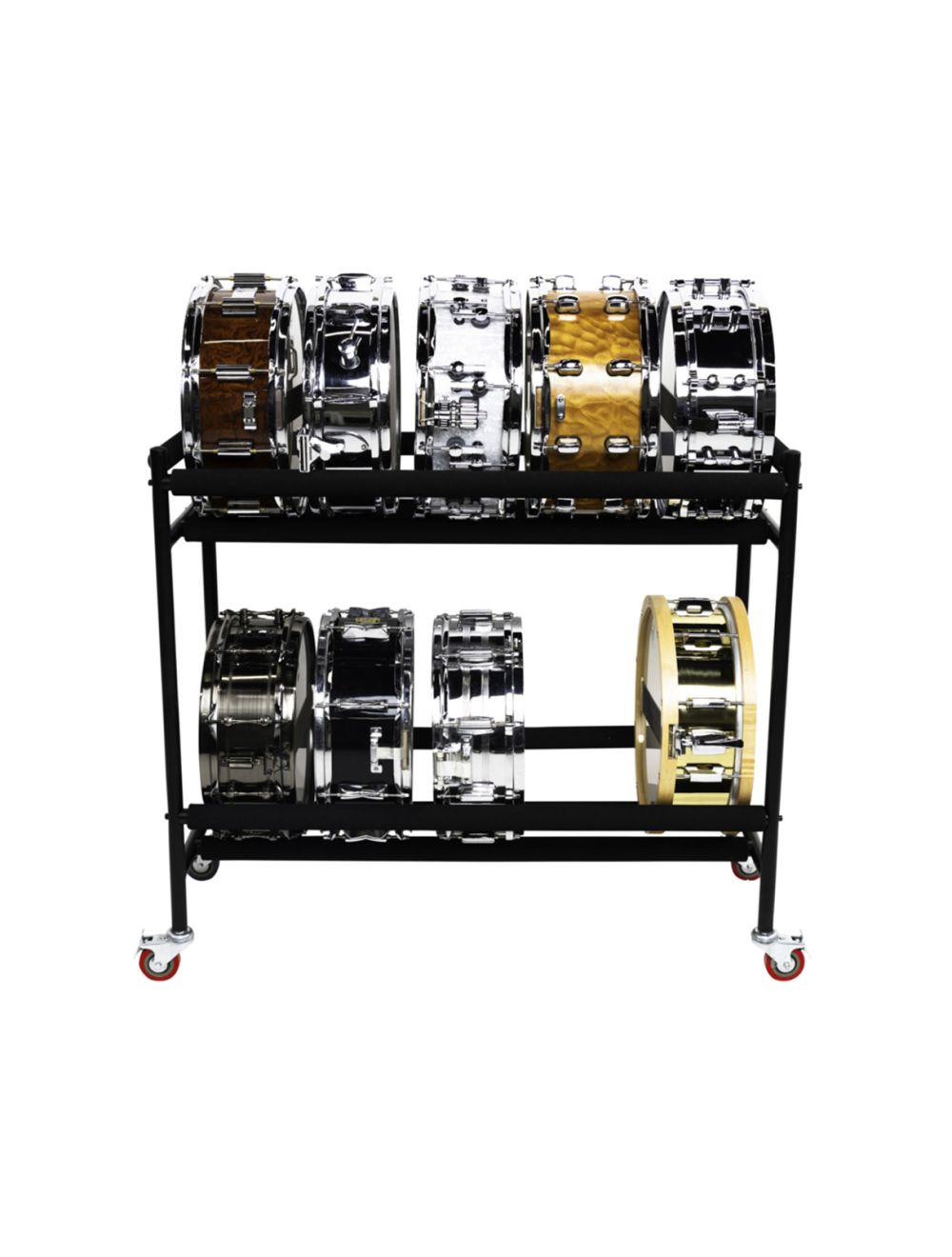 Gator Frameworks GFW-SDRACK-T2 Two-Tier Snare Rack w/Locking Casters - Open Box