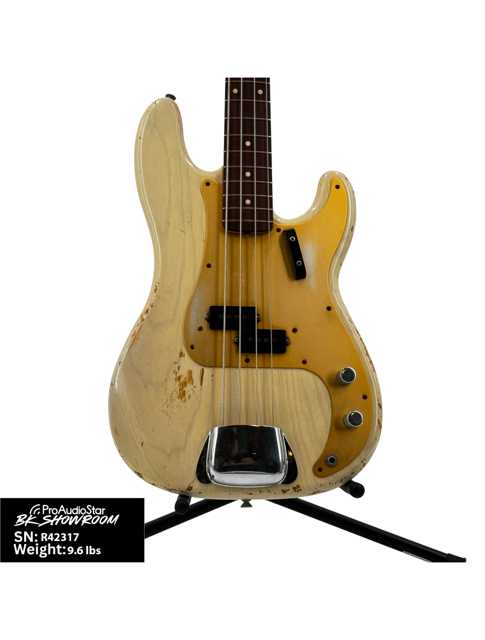 Used Fender Custom Shop '59 Precision Bass w/OHSC - White Blonde
