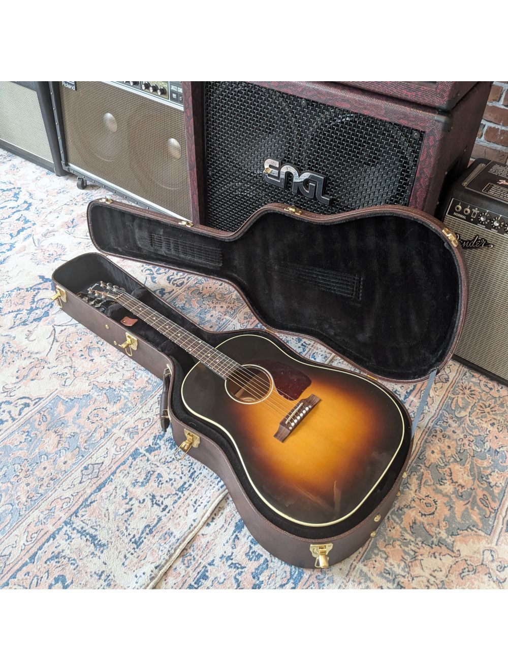 Used Gibson J-45 Standard Acoustic-Electric Guitar - Vintage Sunburst w/OHSC
