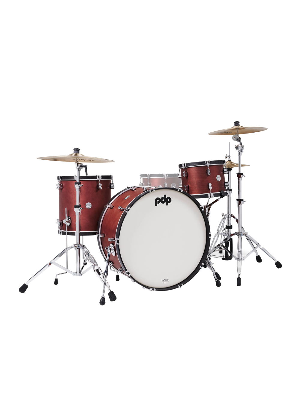 Open Box PDP Concept Classic Series 3-pc Maple Shell Pack - Oxblood w/ Ebony Hoops