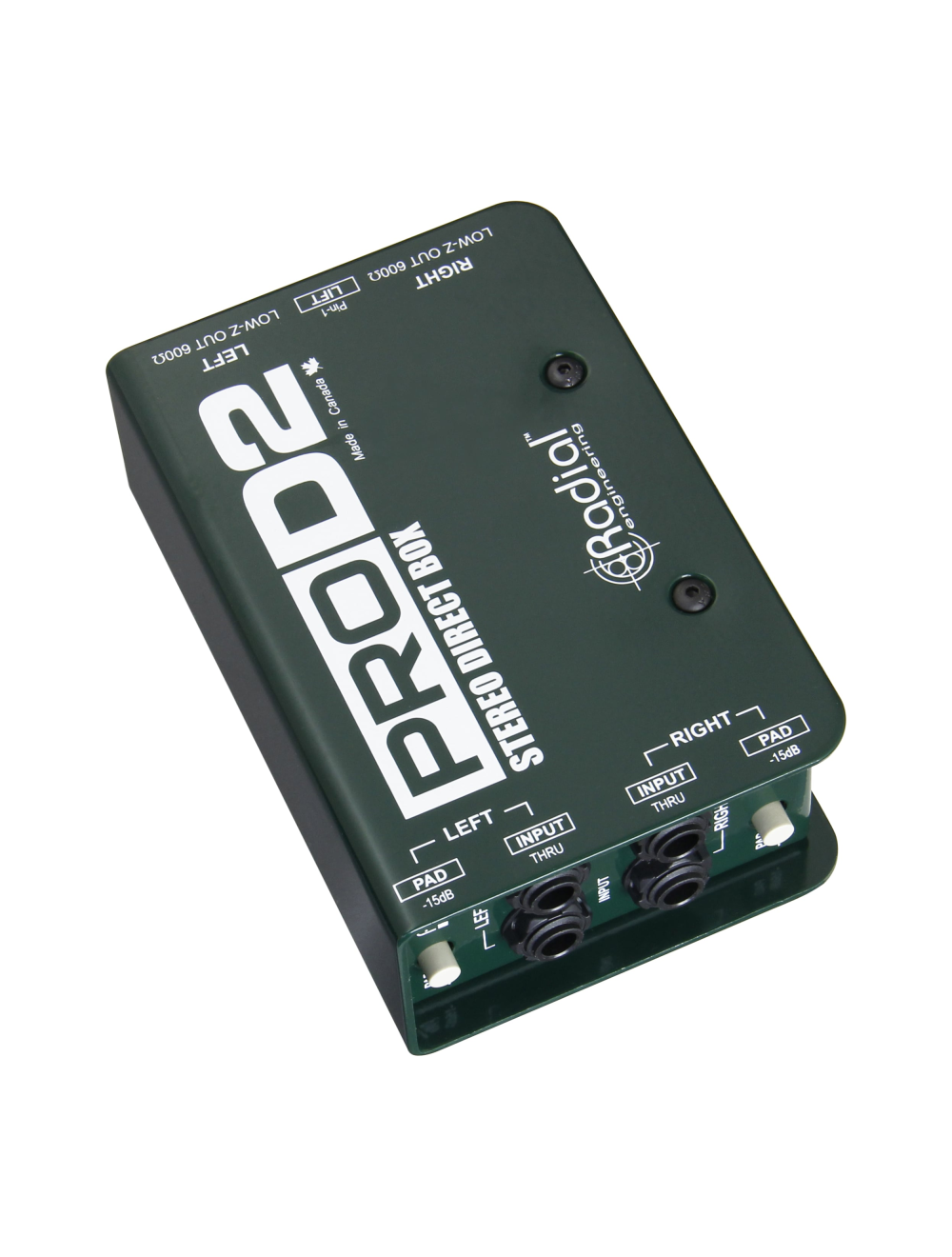 Radial ProD2 Stereo Passive Direct Box - Open Box