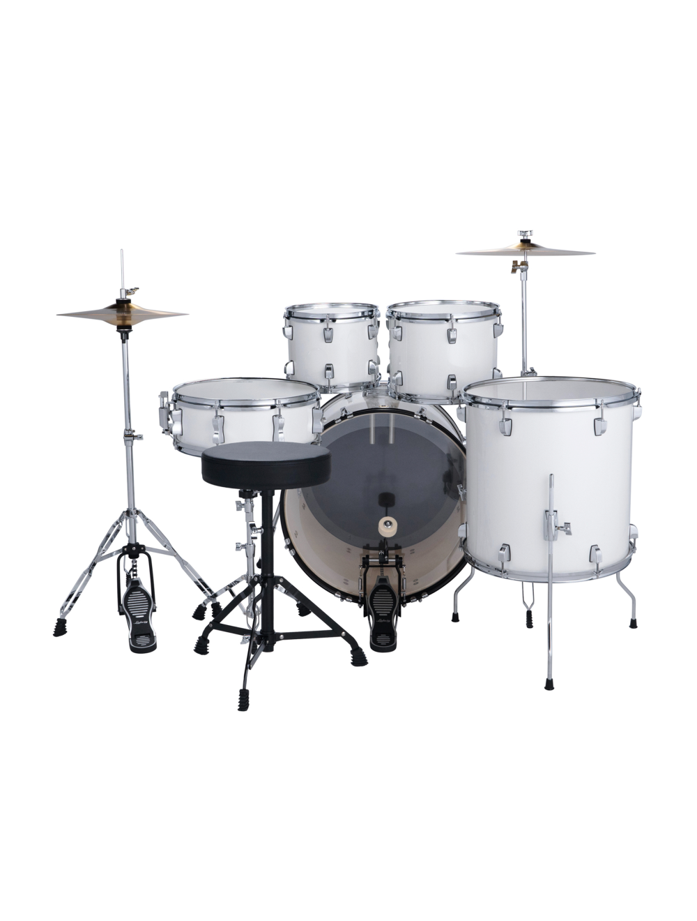 Ludwig Accent Drive 5-Piece Shell Pack - Snow Dust - Used