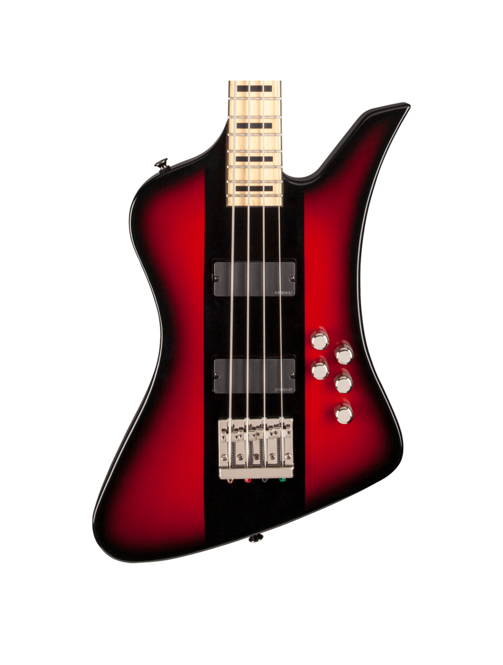 Used Jackson X Series Sig. David Ellefson Kelly Bird IV Bass - Red Stripe