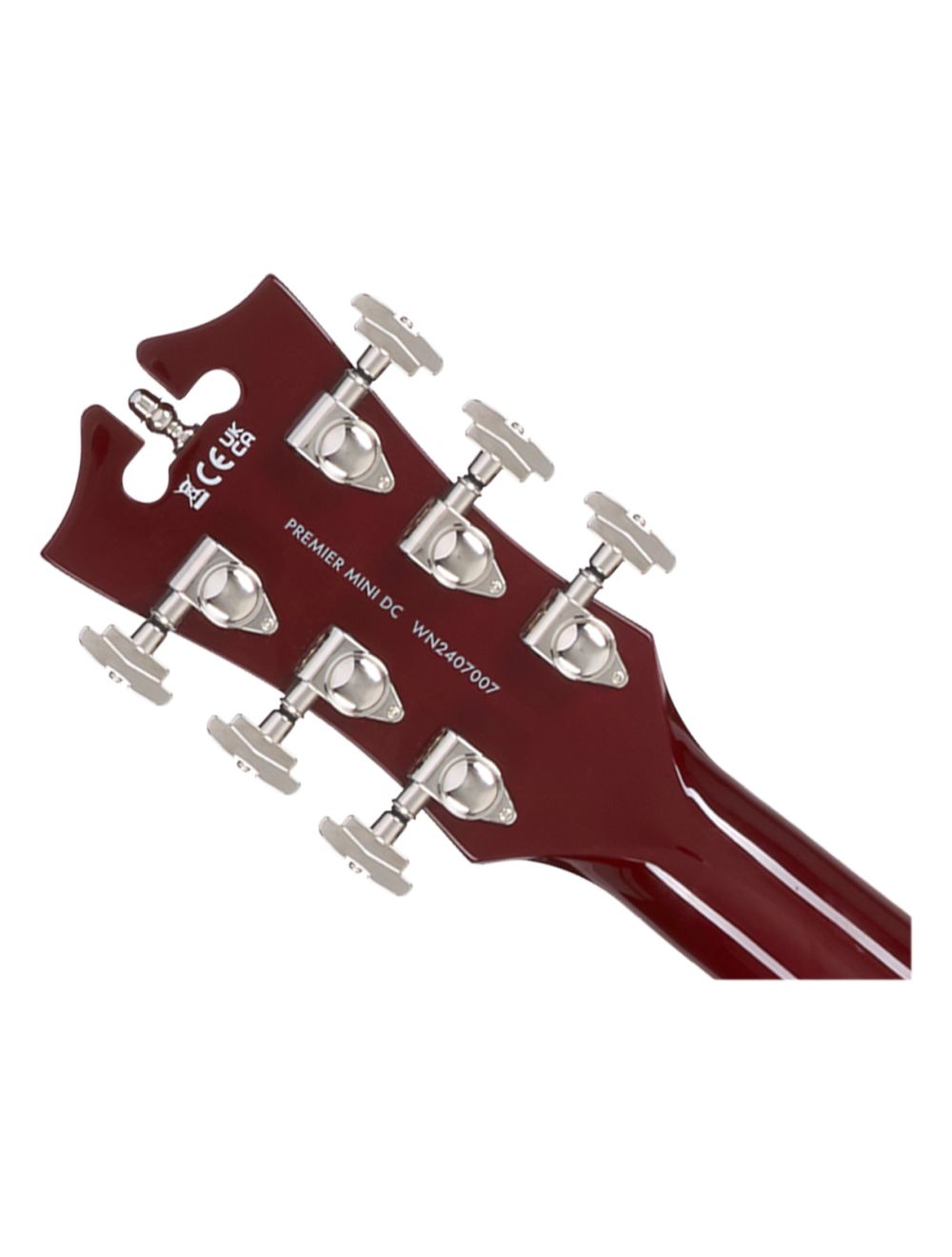 D'Angelico Premier Mini DC Semi-Hollow Guitar - Burnt Red - Open Box