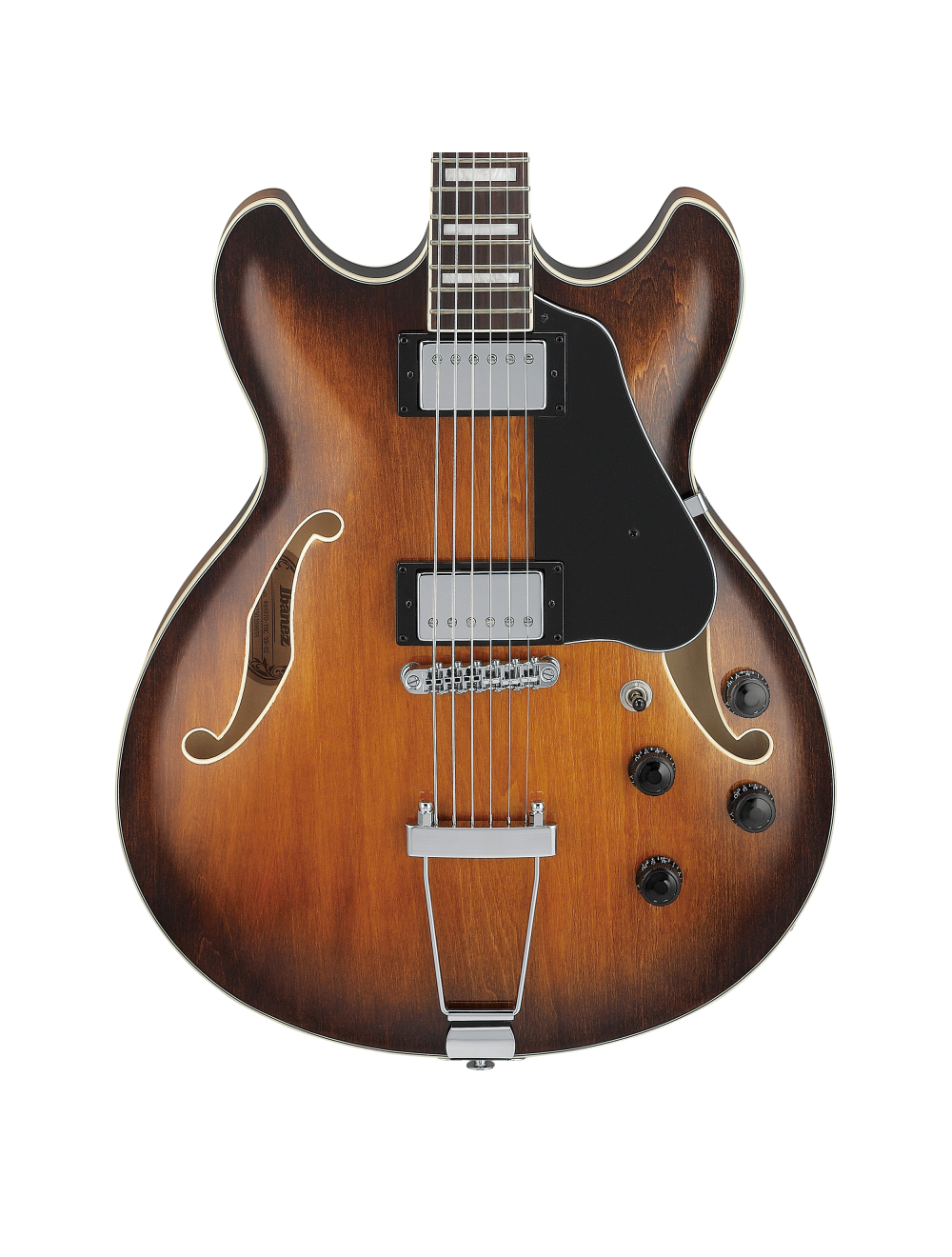 Used Ibanez AS7328 AS Artcore Semi-Hollow Electric Guitar - Tobacco Brown