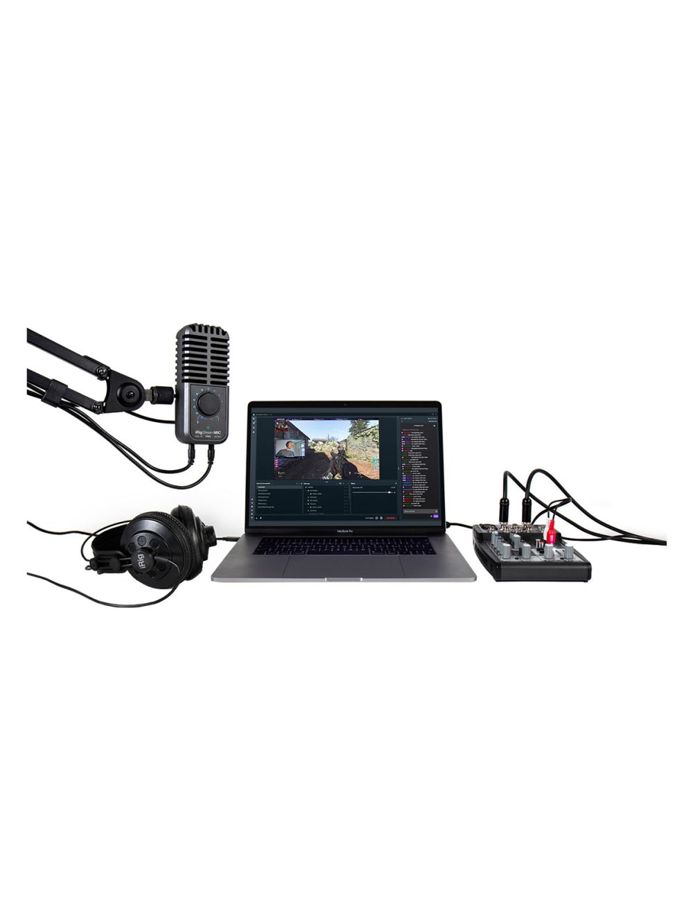 IK Multimedia iRig Stream Mic Pro Professional Streaming Mic/Interface