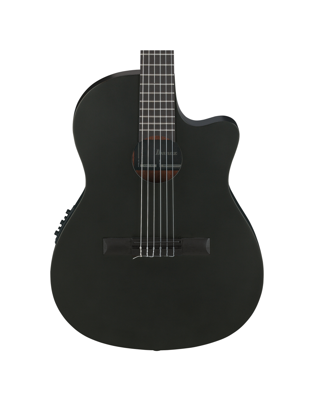 Used Ibanez GA621 Acoustic-Electric Nylon String Guitar - Black Out