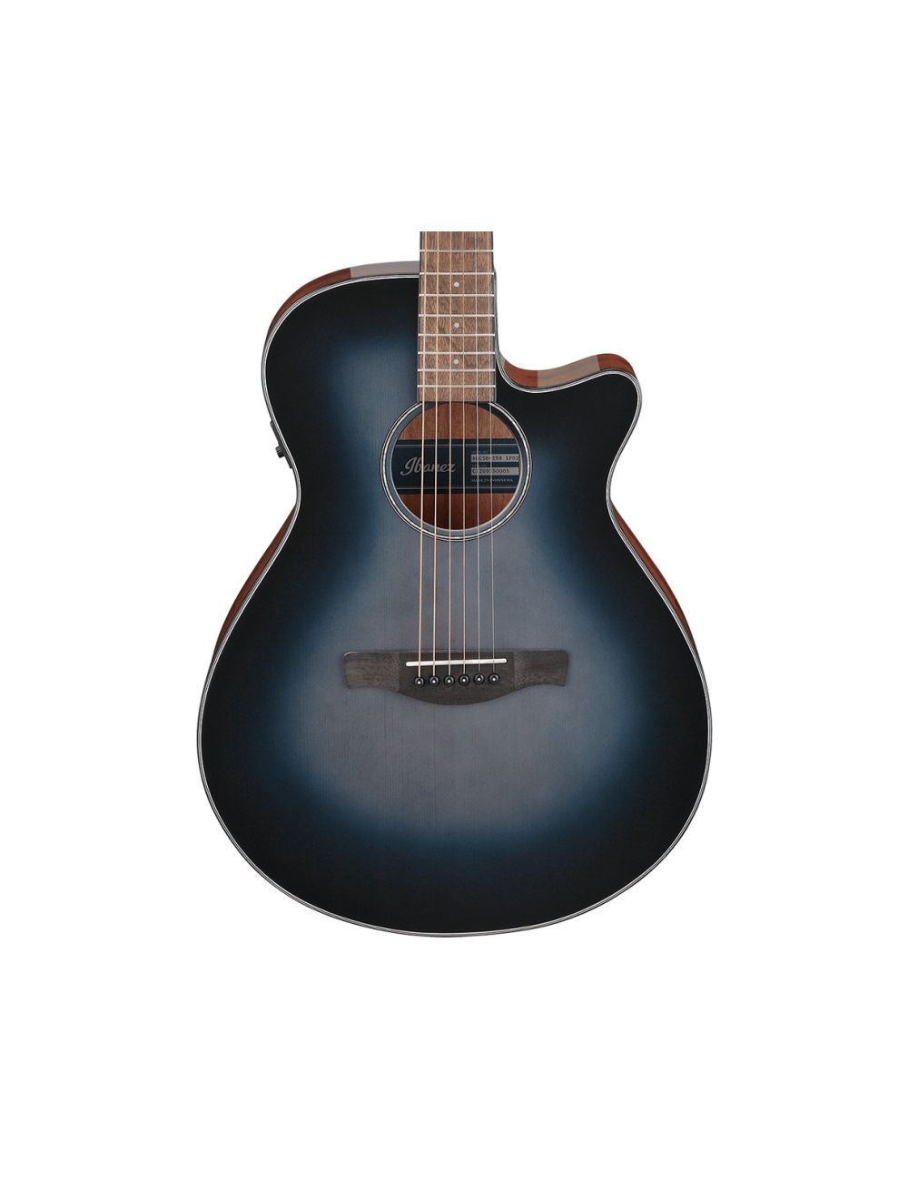 Ibanez AEG50IBH AEG Acoustic Guitar - Indigo Blue Burst High Gloss