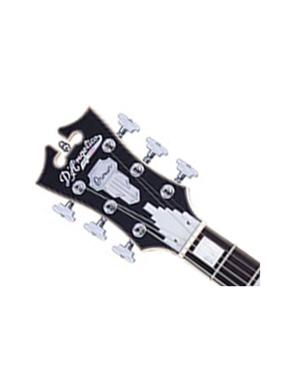 D'Angelico Premier DC Semi-Hollow Electric Guitar - Black Flake