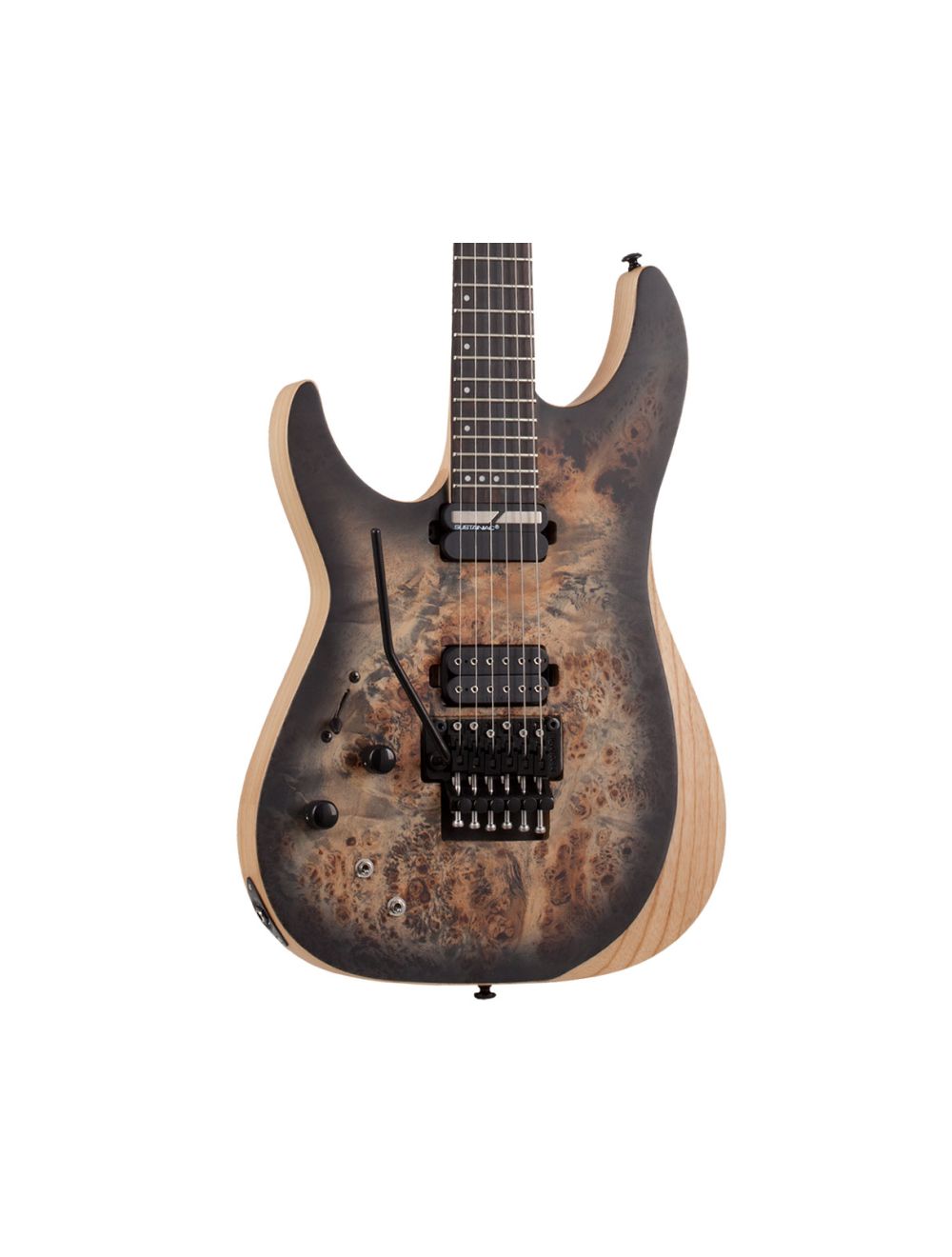 Schecter Reaper-6 FR S Left Handed Guitar - Satin Charcoal Burst