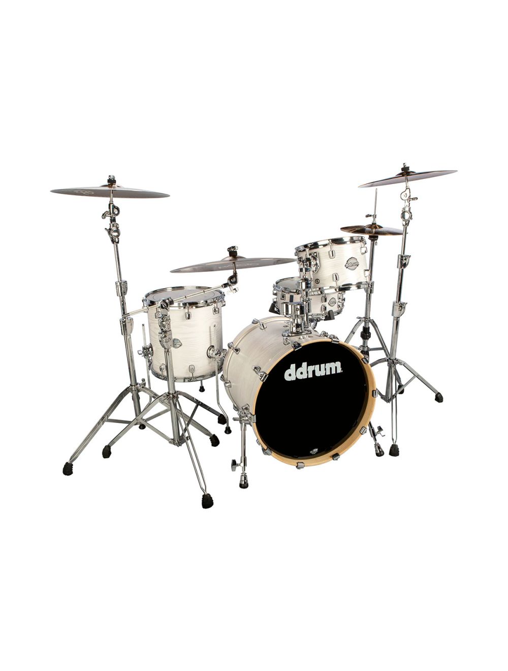 ddrum Dominion 4pc Shell Pack - Paper White Birch
