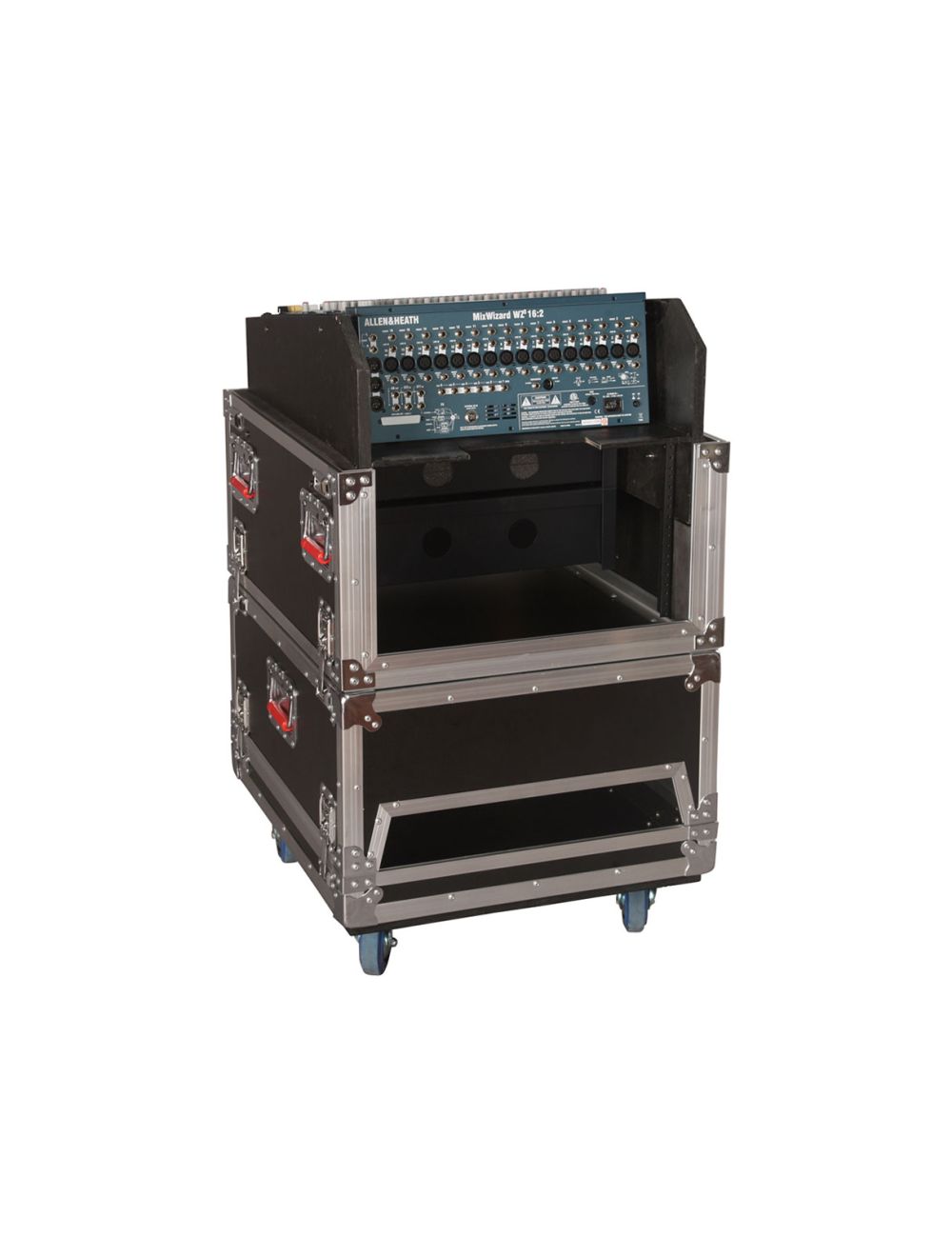 Gator Cases G-TOUR-GRC-1406 14U Top/6U Side Audio Road Console Rack - Open Box