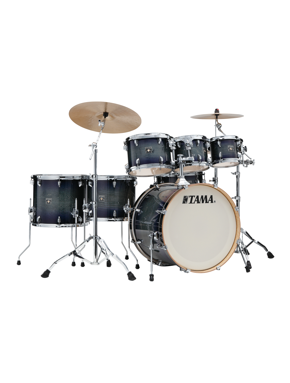 Tama Superstar Classic Maple 7-Pc Shell Pack w/22" Kick - Dark Indigo Burst