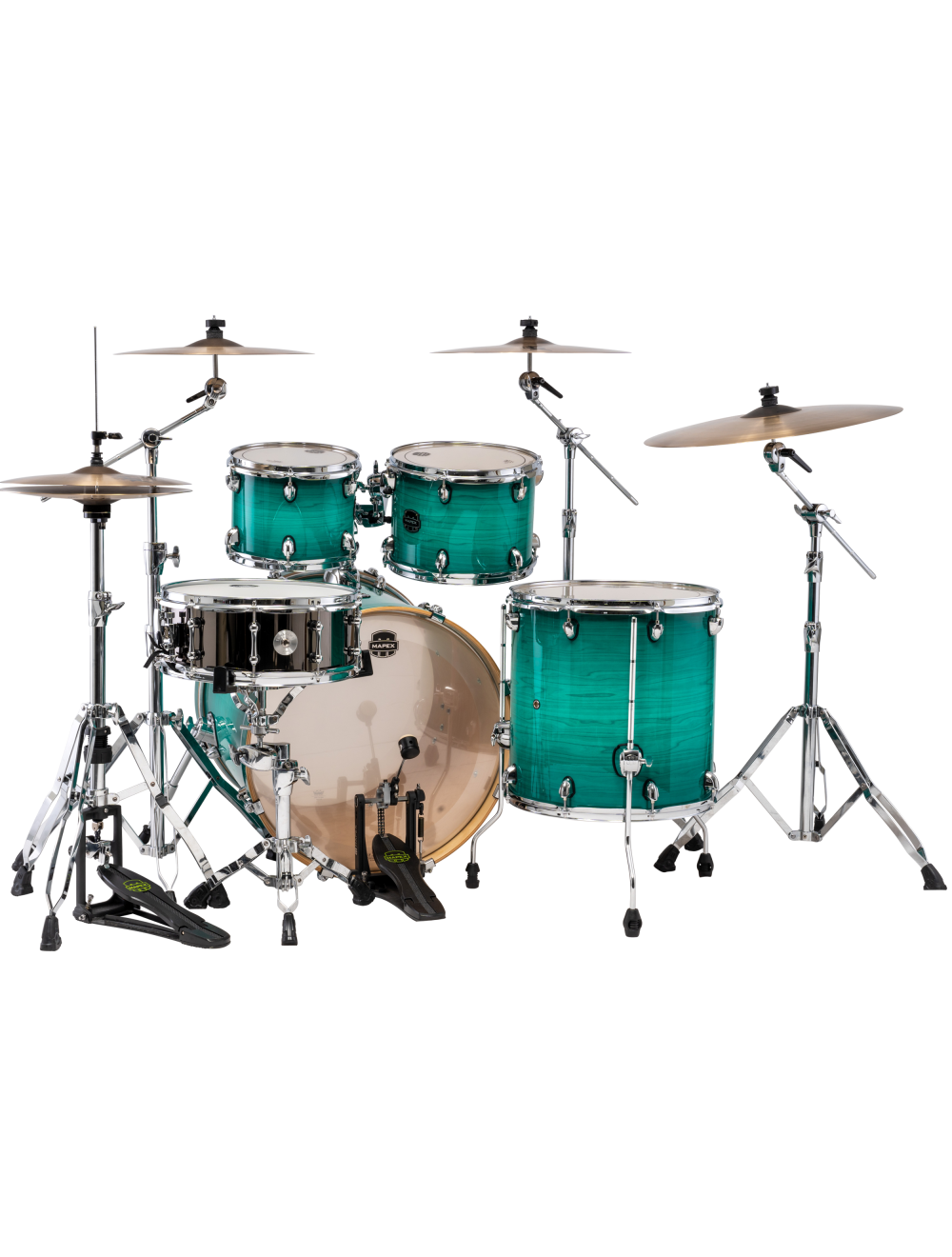 Mapex Armory Series Rock 5-Pc Shell Pack w/22" Kick - Jade Stone Burst - Open Box