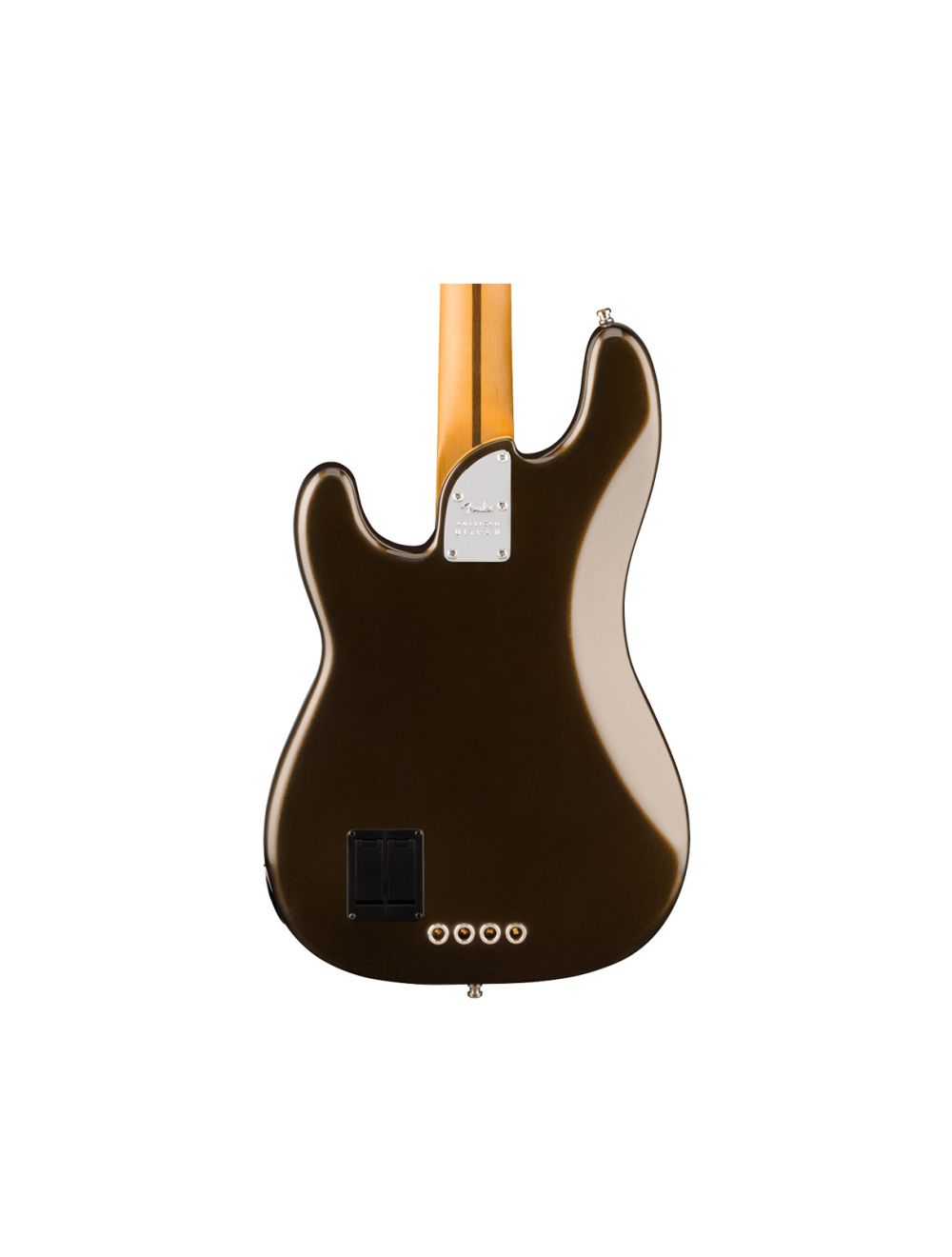 Used Fender American Ultra II Precision Bass - w/Ebony FB- Texas Tea