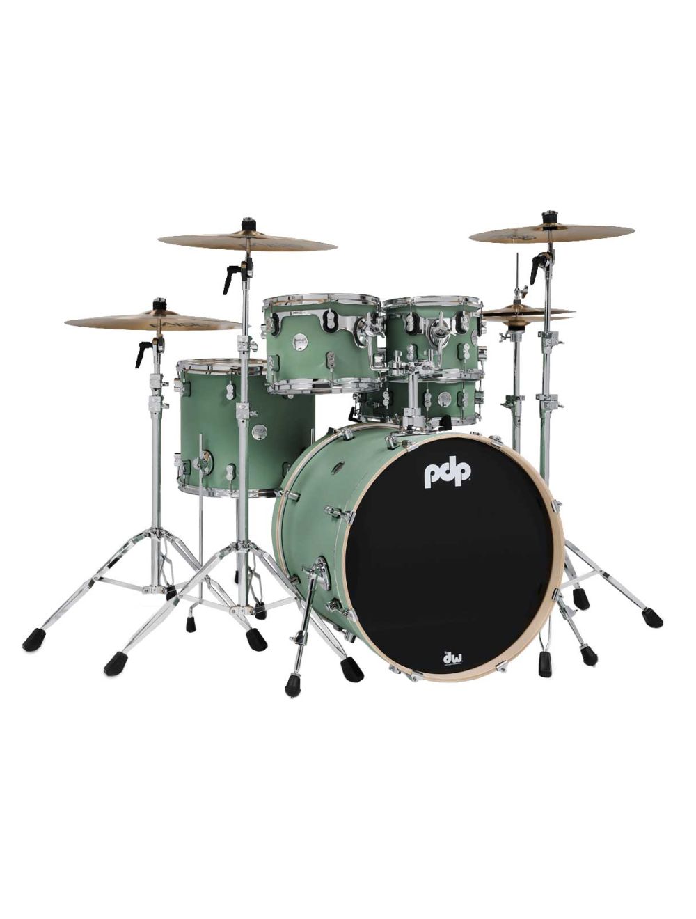 PDP Concept Series 5-Piece Maple Shell Pack - Satin Seafoam
