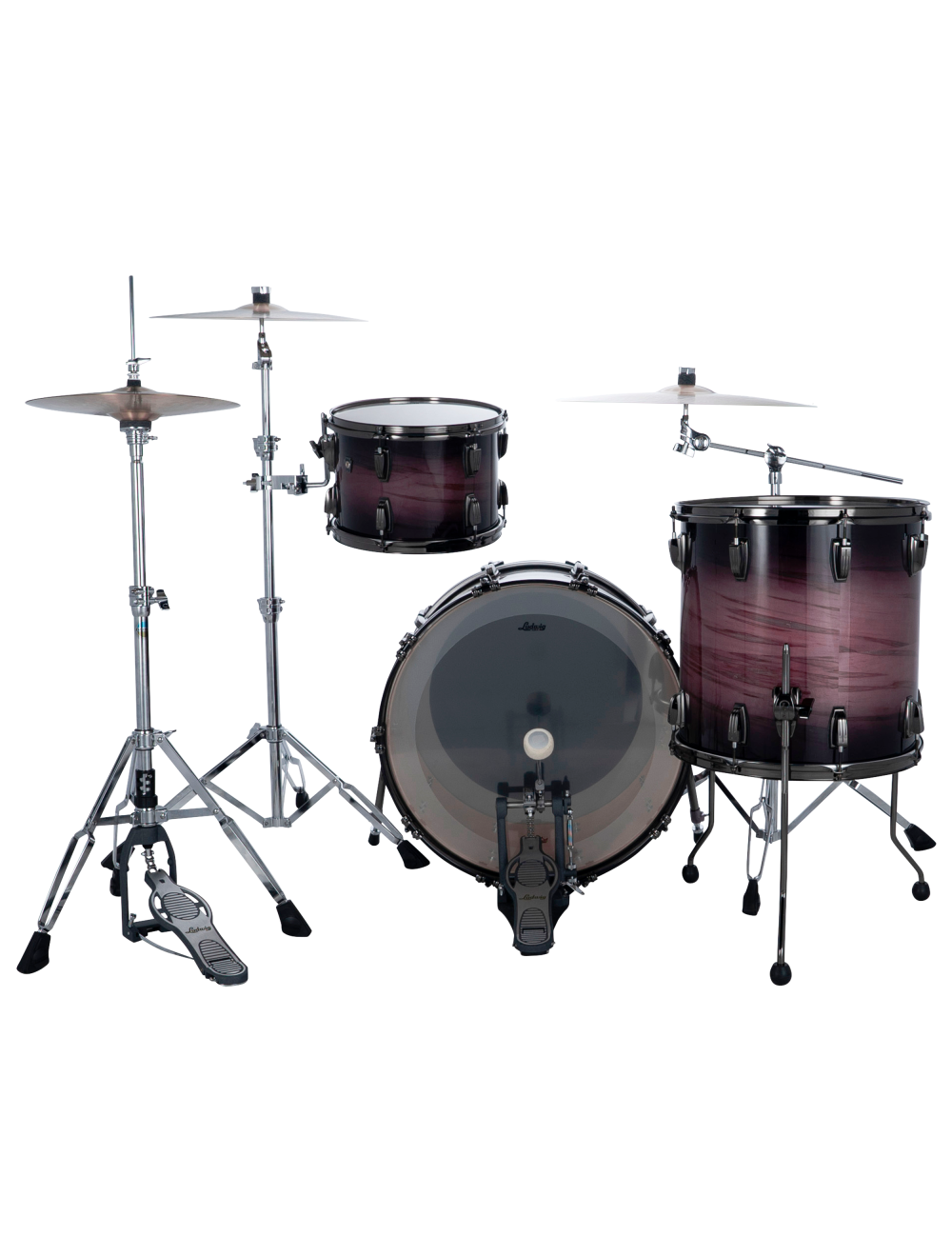 Ludwig Ambrosia Maple Exotic Fab 3-Pc Shell Pack w/22" Kick - Amethyst Burst