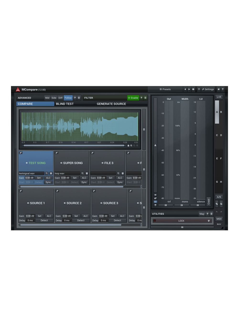 Melda MCompare Reference Tool For Mixing & Mastering