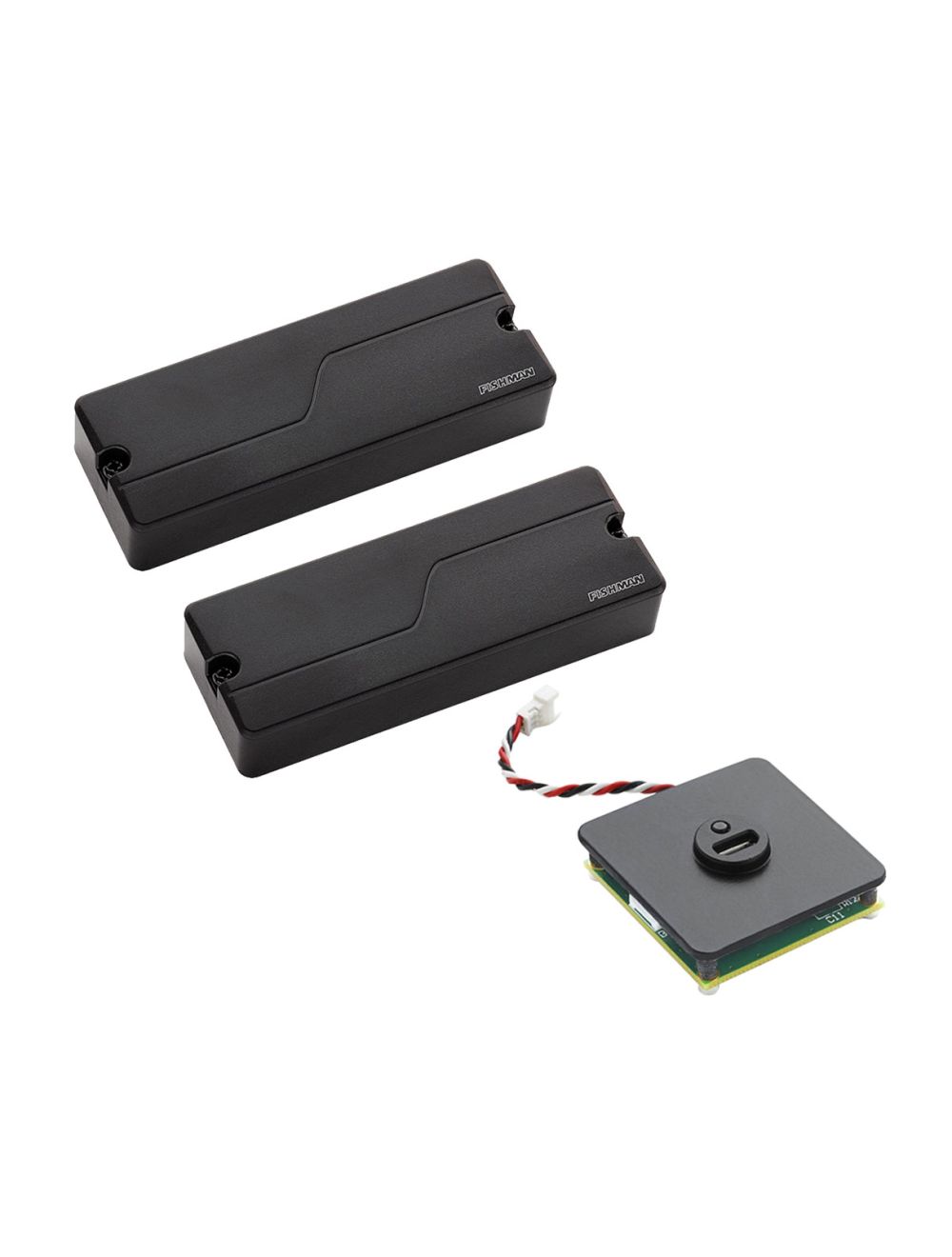 Fishman Fluence Modern HB 8-String Set Black Soapbar Mount PRF-MH8-SB2 + Rechargeable Battery Pack