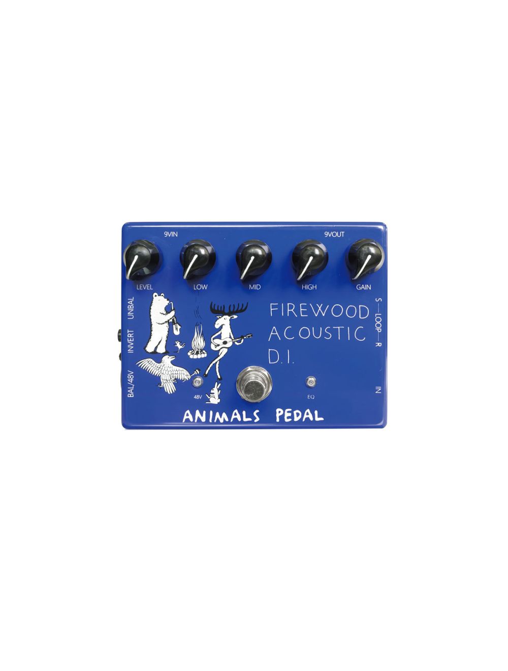 Animals Pedals Firewood Acoustic Di Pedal V2 + 2x Gator Patch Cable 3 Pack