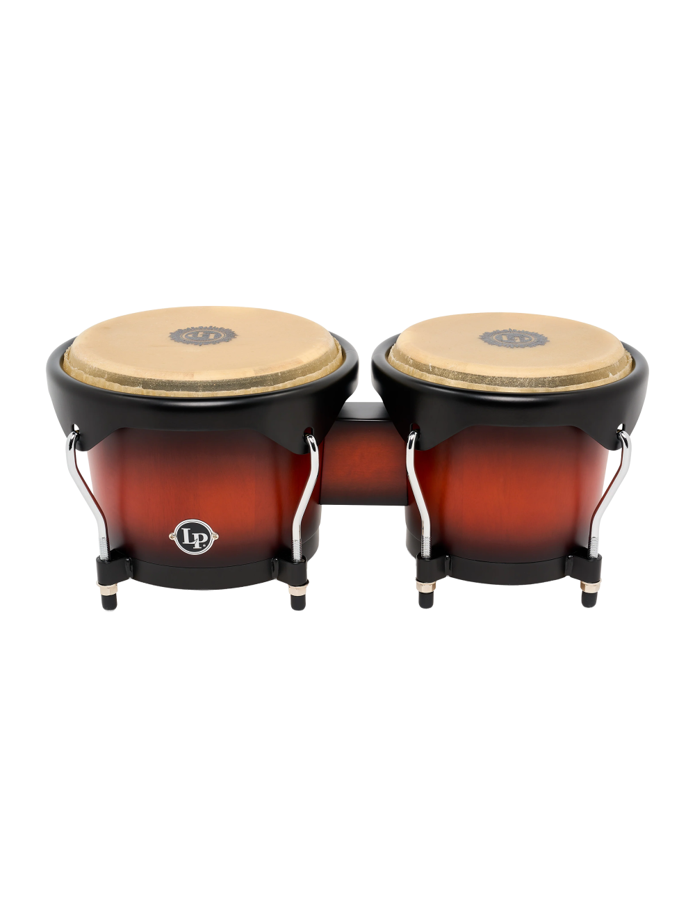 Latin Percussion 6"/7" City II Bongos - Mango Vintage Sunburst Black