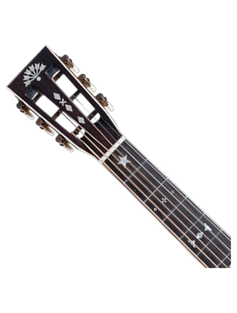 Washburn R310K Vintage Style Parlor Acoustic Guitar - Antique Brown Matte