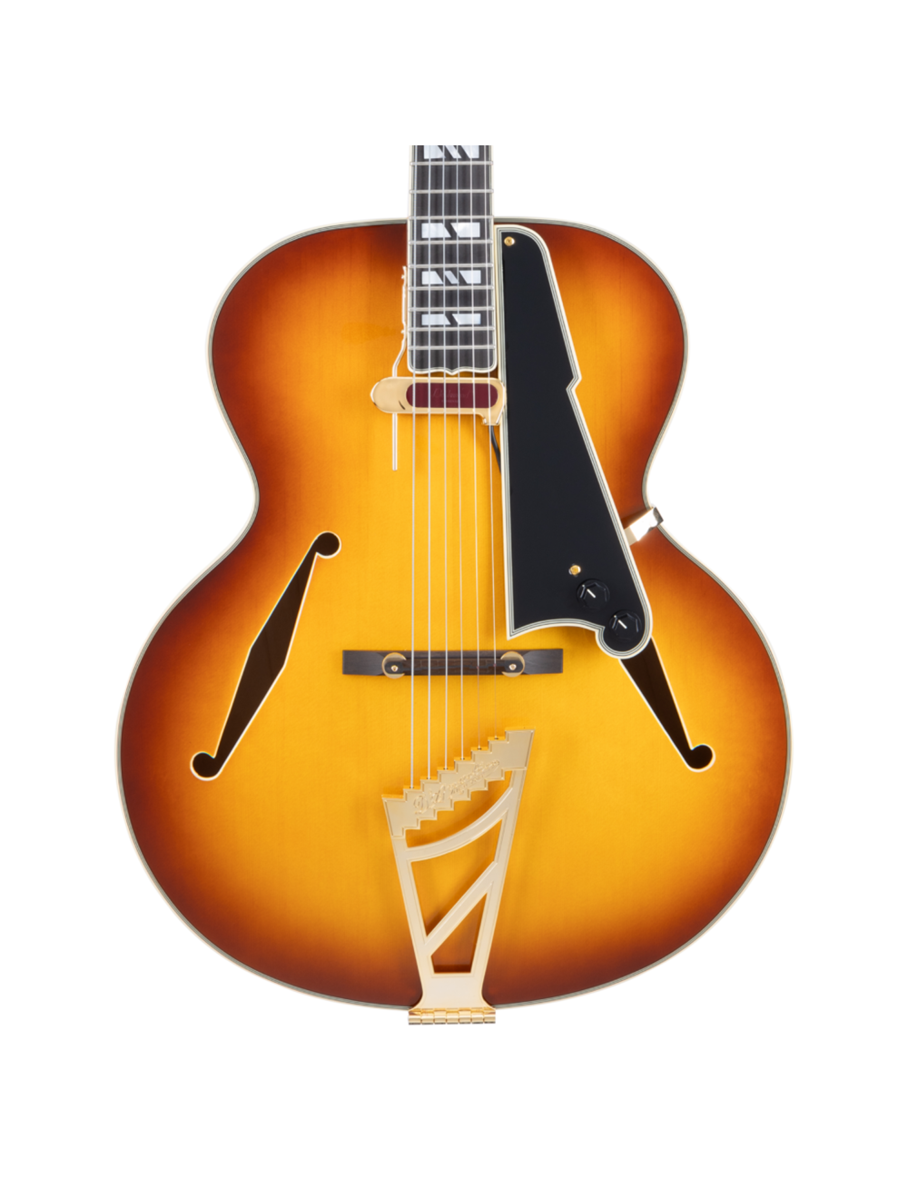 D'Angelico Excel Style B Hollow Body Guitar - Dark Iced Tea Burst - Open Box