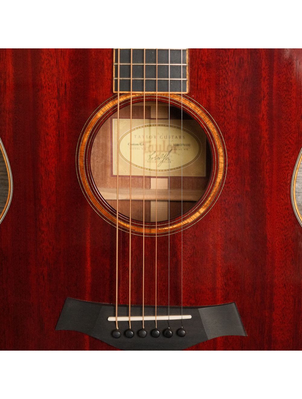 Used Taylor 2011 Custom Shop Grand Auditorium A/E Guitar - Natural w/OHSC