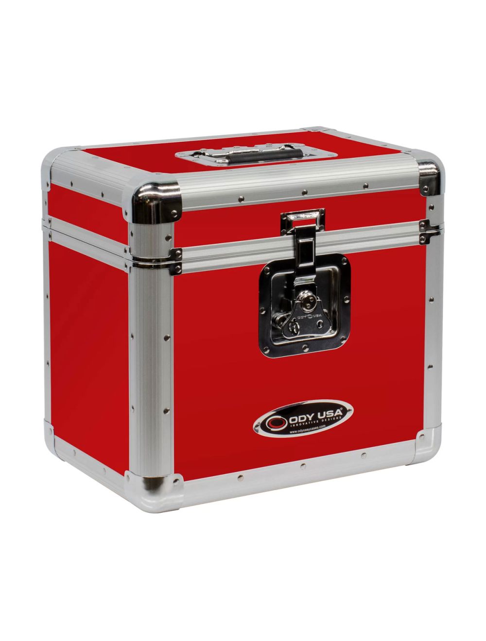 Odyssey KLP2RED Vinyl Records Case (Red)