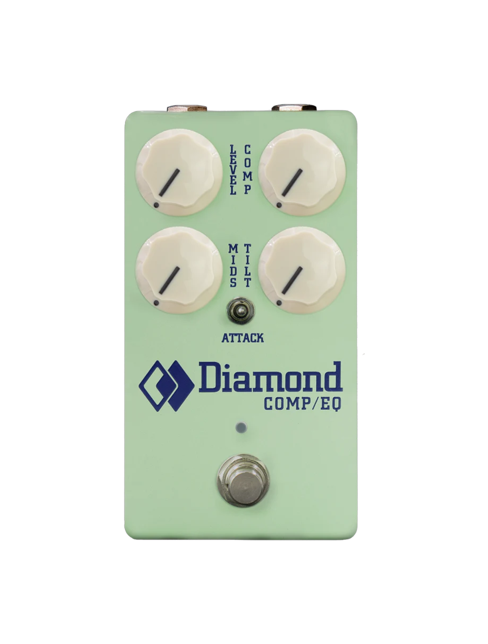 Diamond Comp-EQ Optical Compressor & EQ Pedal - Surf Green - Open Box
