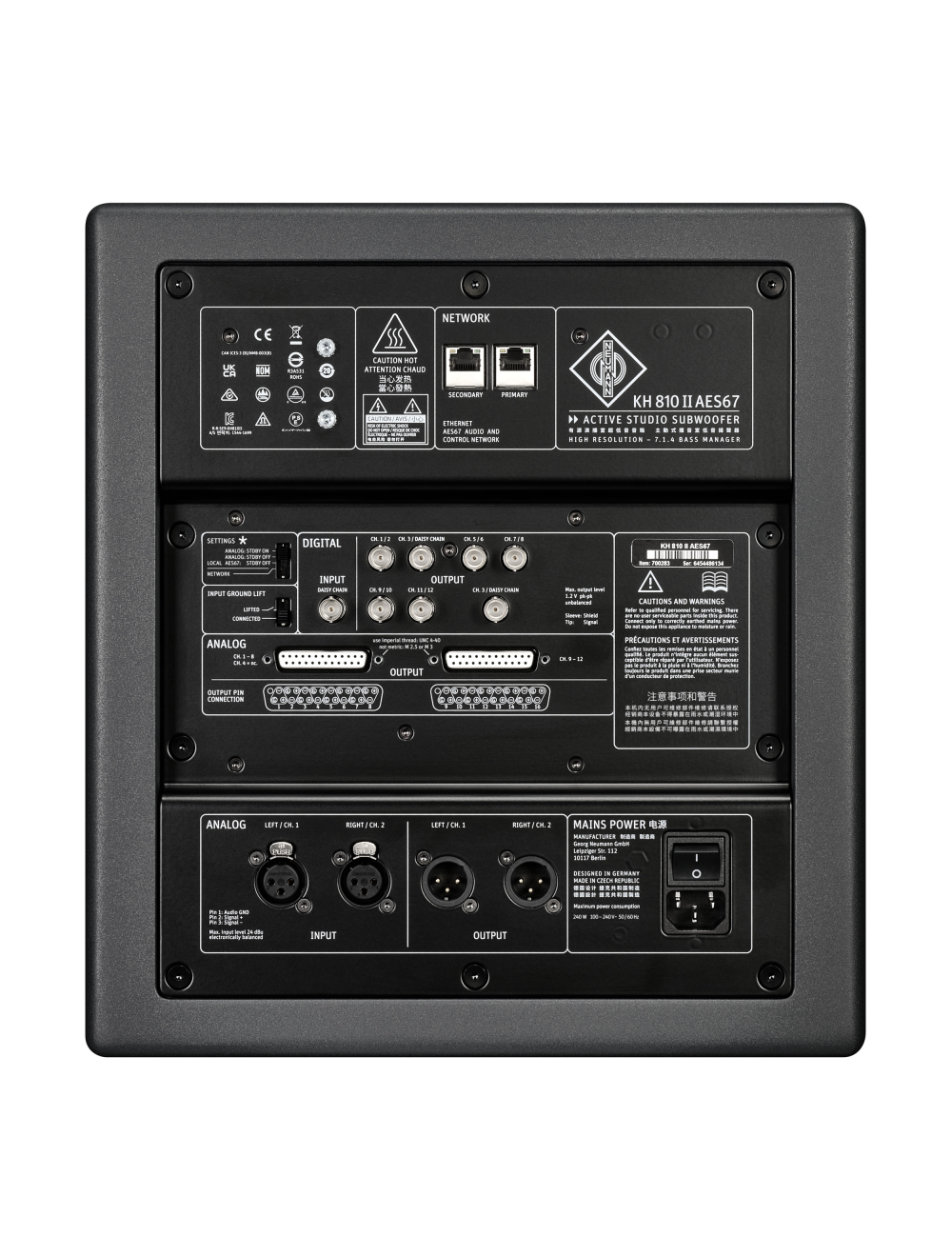 Neumann KH 810 II AES67 Subwoofer