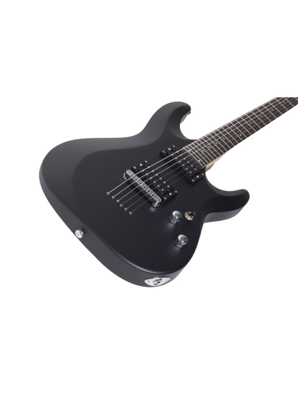 Schecter C-6 Deluxe Electric Guitar - Satin Black