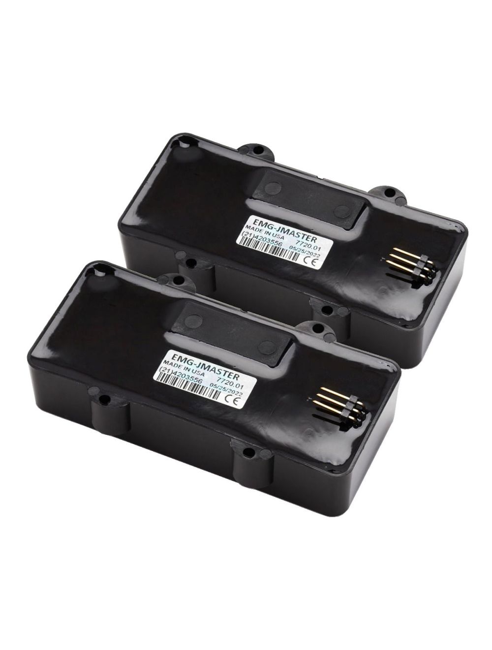 EMG JMaster Alnico 5 Stacked Coil Active Pickup Set - Black