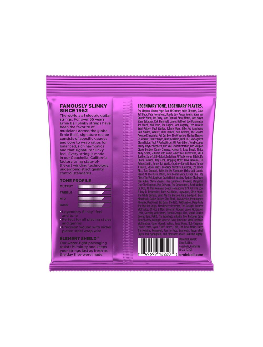 Ernie Ball Power Slinky Nickel Wound Electric Guitar Strings - 11-48 Gauge - Open Box