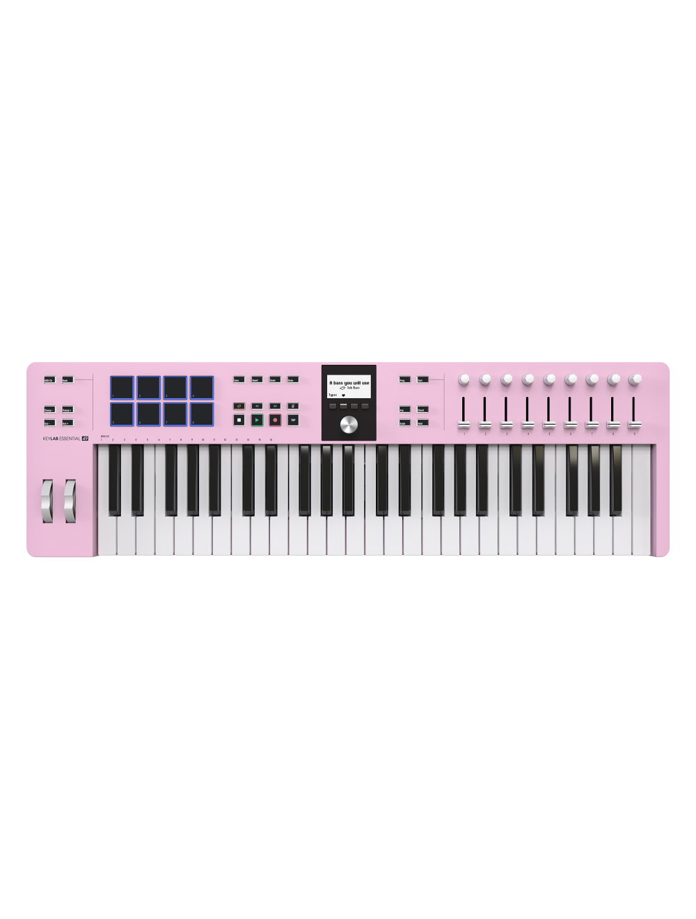 Arturia KeyLab Essential 49 mk3 MIDI Keyboard Controller - Rose Quartz