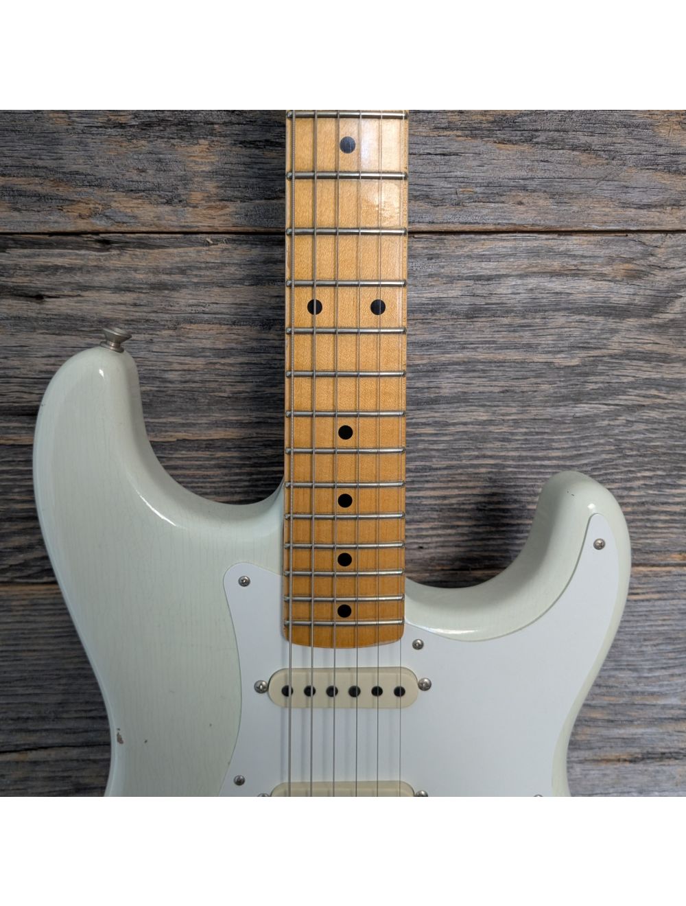 Used Fender Custom Shop Relic '56 Stratocaster - India White w/OHSC