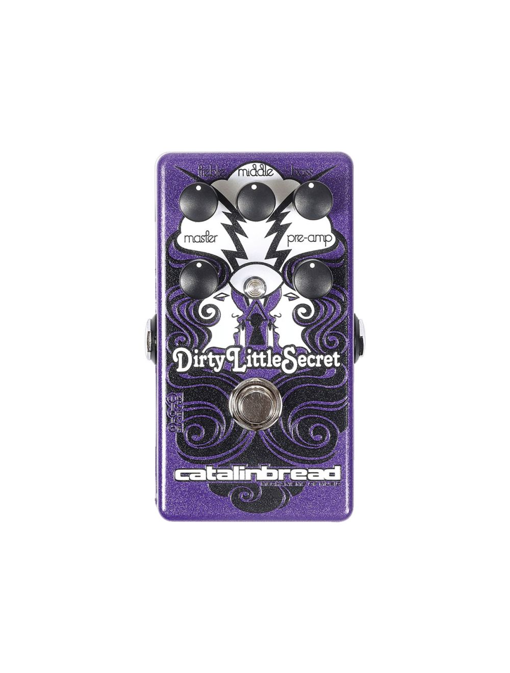 Catalinbread Dirty Little Secret MKIII Purple OD + Gator 9V Power Supply Combo