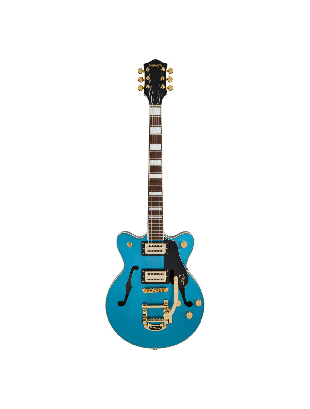 Used Gretsch G2655TG Streamliner Center Block Jr. DC w/Bigsby - Riviera Blue