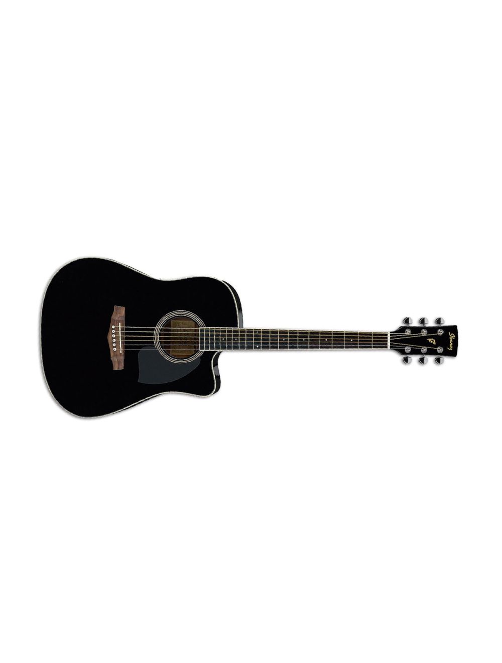 Ibanez PF15ECE PF Series Dreadnought A/E Guitar - Black