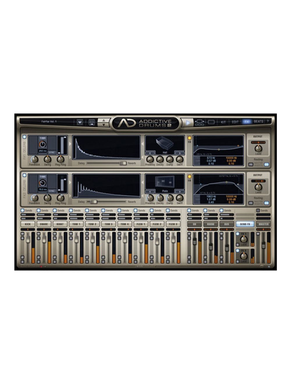 XLN Audio Session Percussion ADPACK for AD2