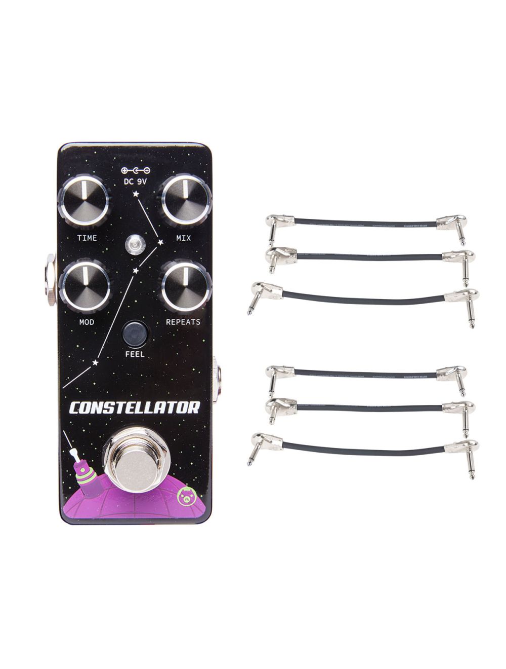Pigtronix Constellator Analog Delay + 2x Gator Patch Cable 3 Pack
