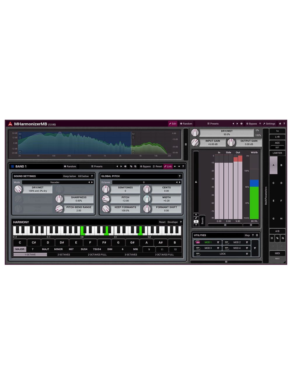 Melda MHarmonizerMB Add Harmonies, Widen/Enhance Recordings