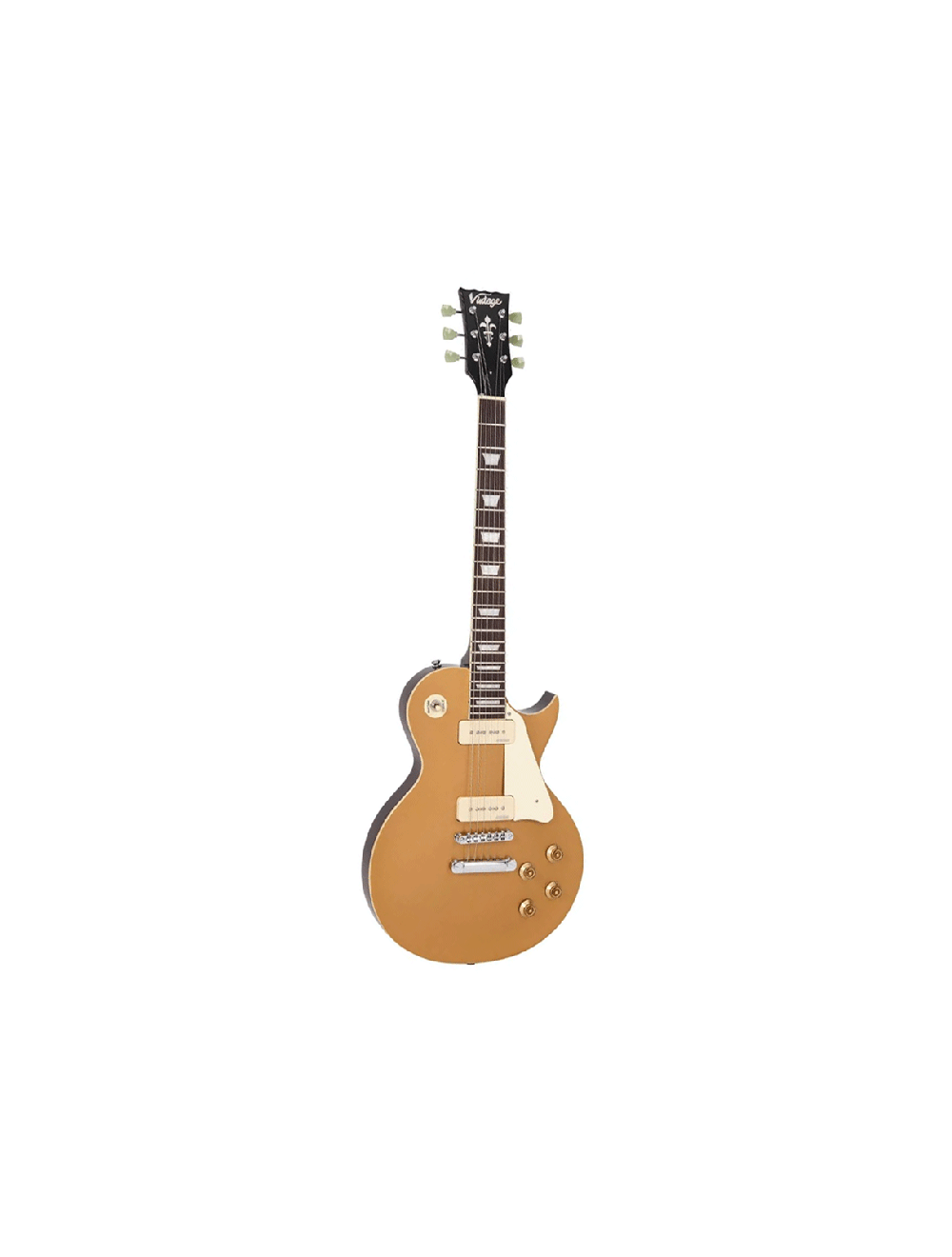 Vintage ReIssued Series V100 Electric Guitar - Gold - Open Box