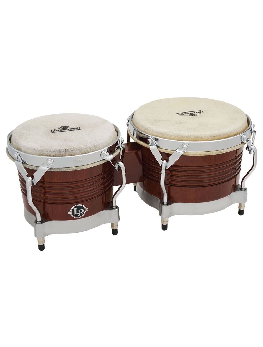Open Box Latin Percussion Matador Series Wood Bongos - Almond Brown