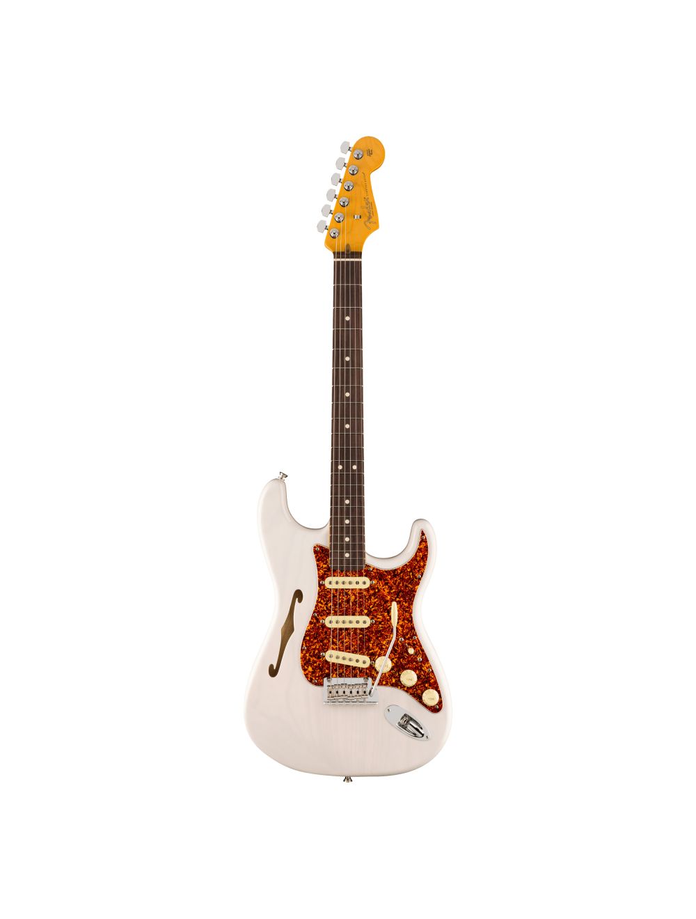 Fender American Professional II Strat Thinline - White Blonde w/Rosewood FB