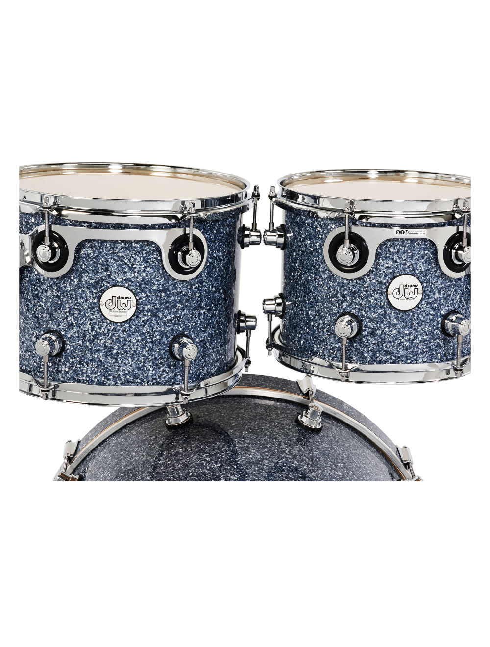 DW Drums Design Series 4-pc Shell Pack w/22" Kick - Blue Granite