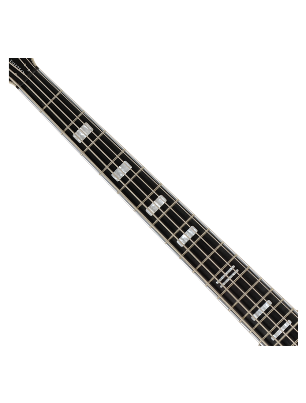 Hagstrom Nekromant 5 Single Cut 5-String Bass Guitar - Black Gloss