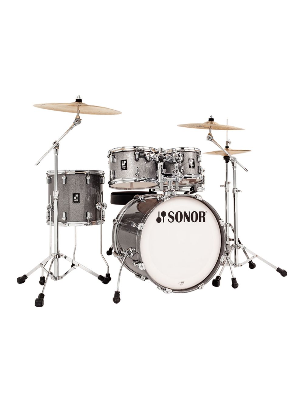 Sonor AQ2 Maple Studio 5-pc Shell Pack w/ 20" Kick - Titanium Quartz - Open Box